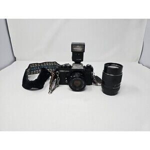 Sears KSX1000 35MM SLR Film Camera With F/2.0 50mm & Telephoto Read Description